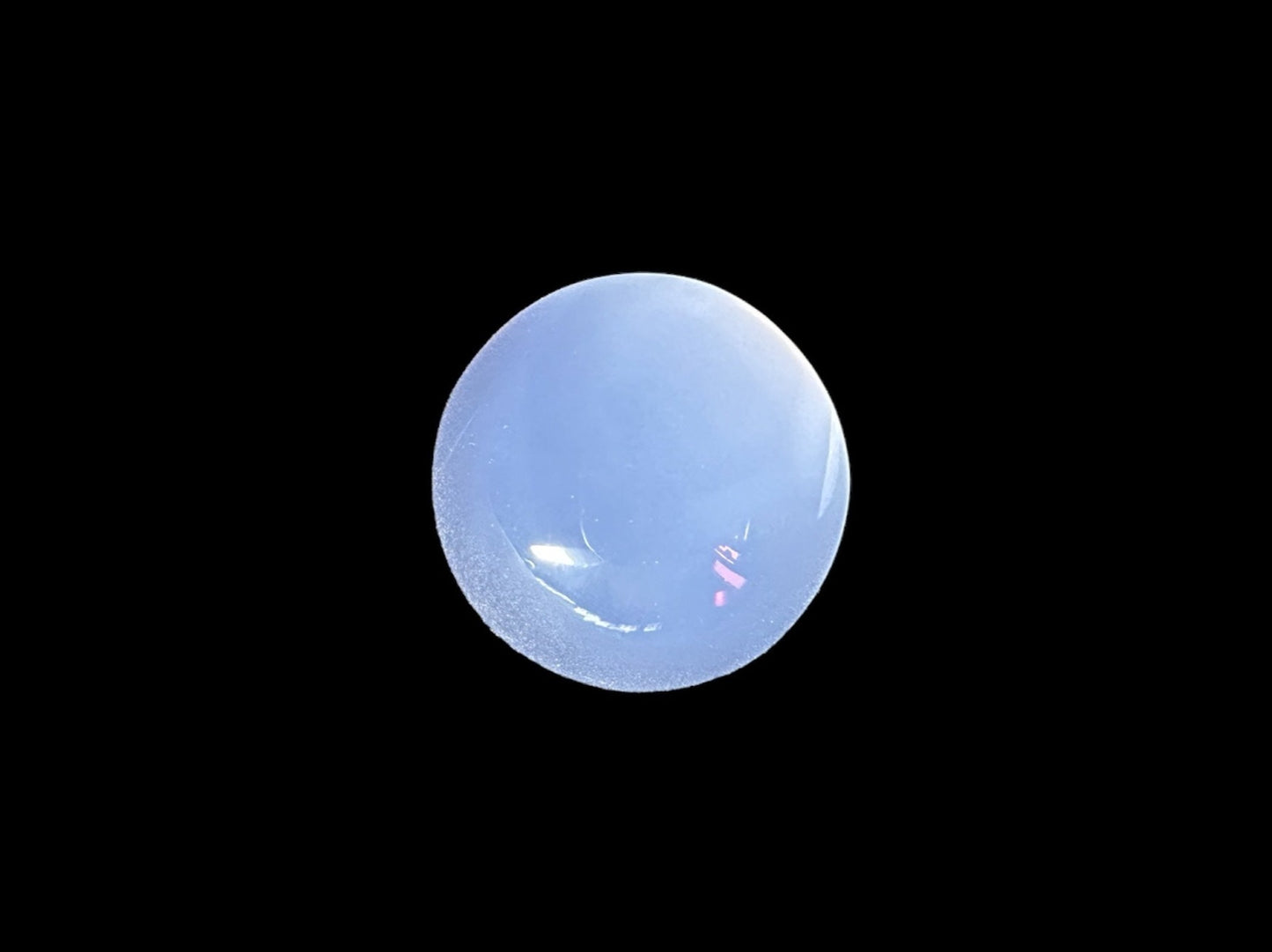 Blue Chalcedony Cabochon 11.5 Carats Round