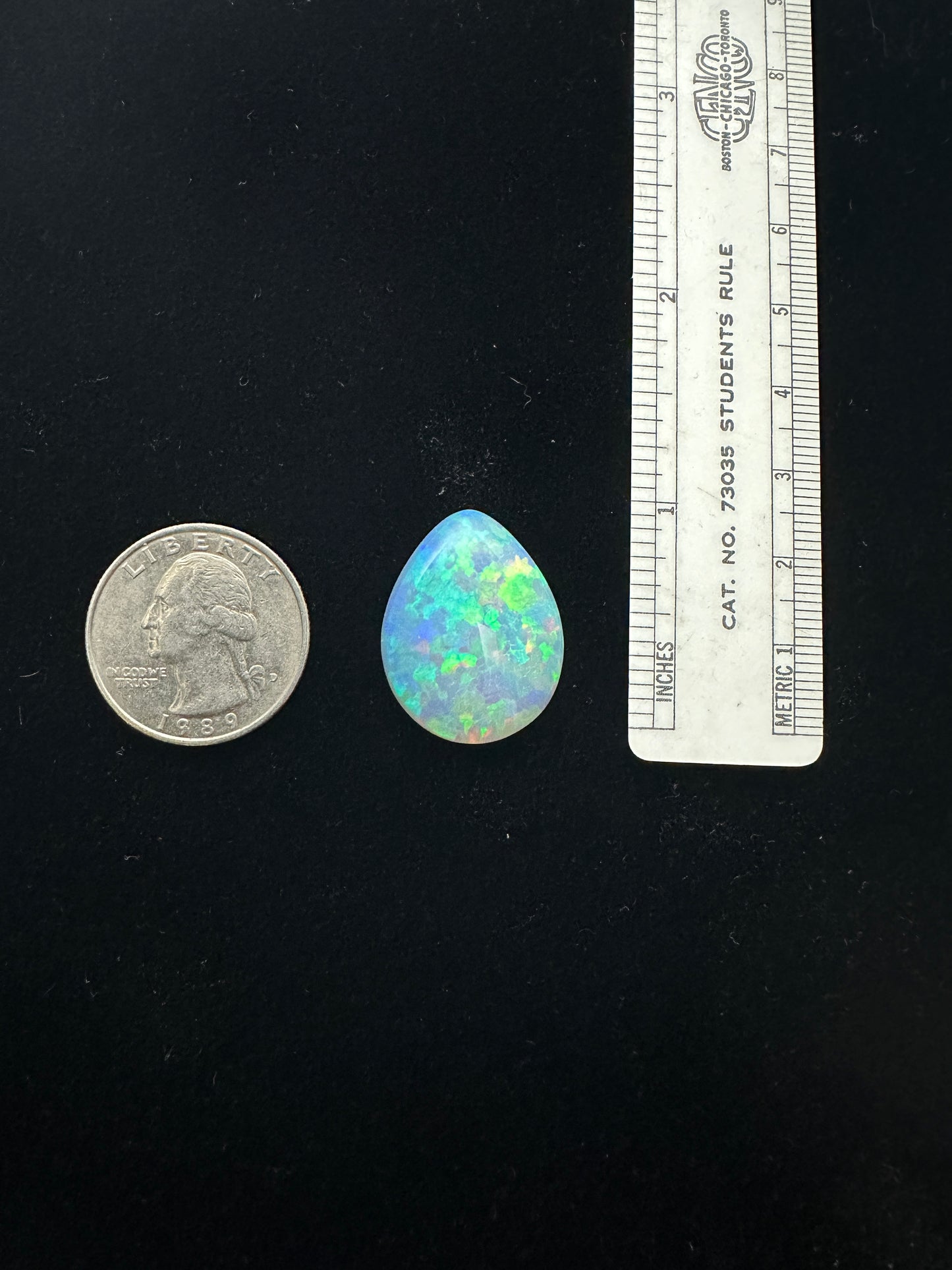 Ethiopian Opal 12.7 Carats Pear Shape