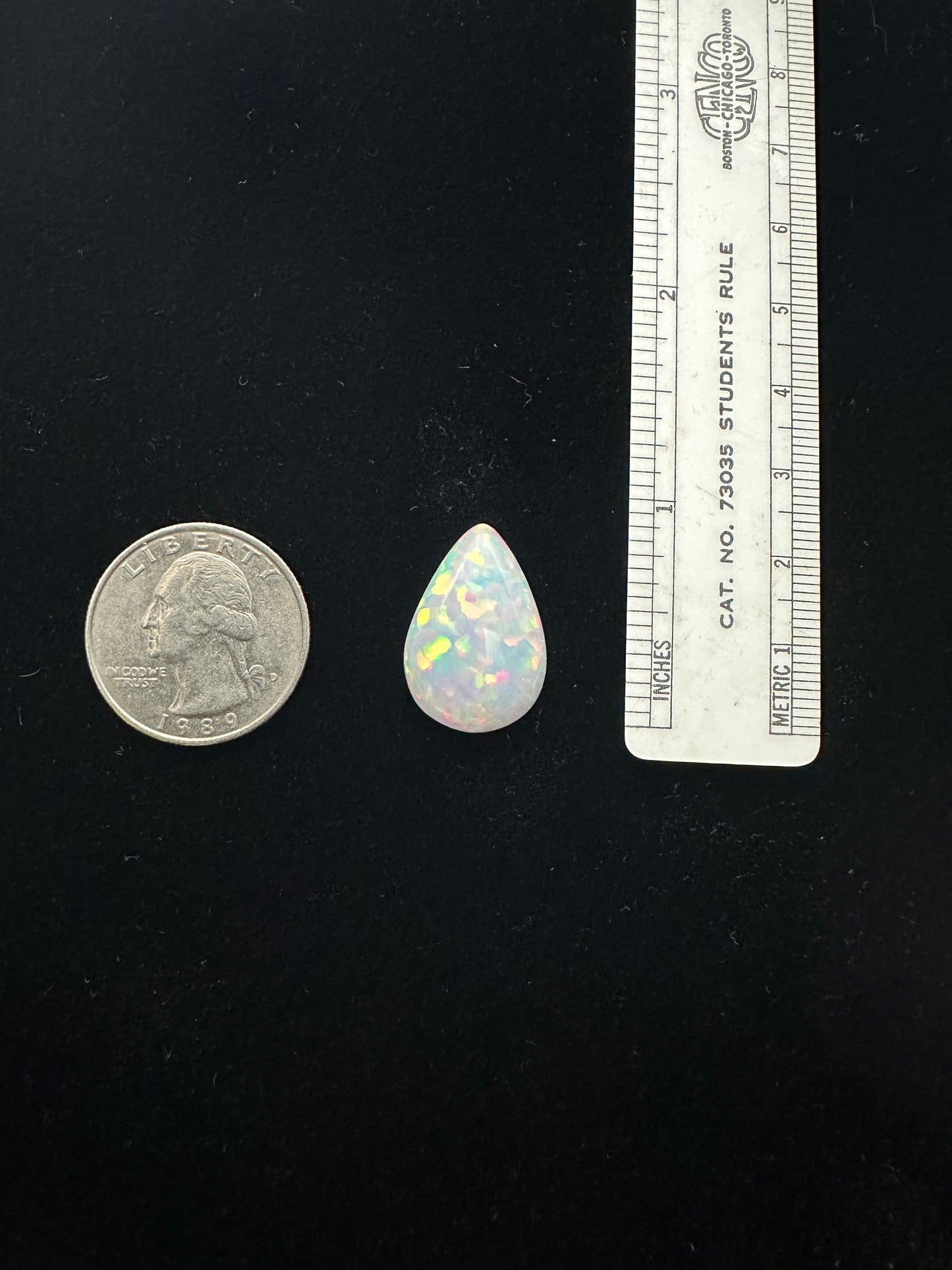 Ethiopian Opal 8.9 Carats Tear-Shape