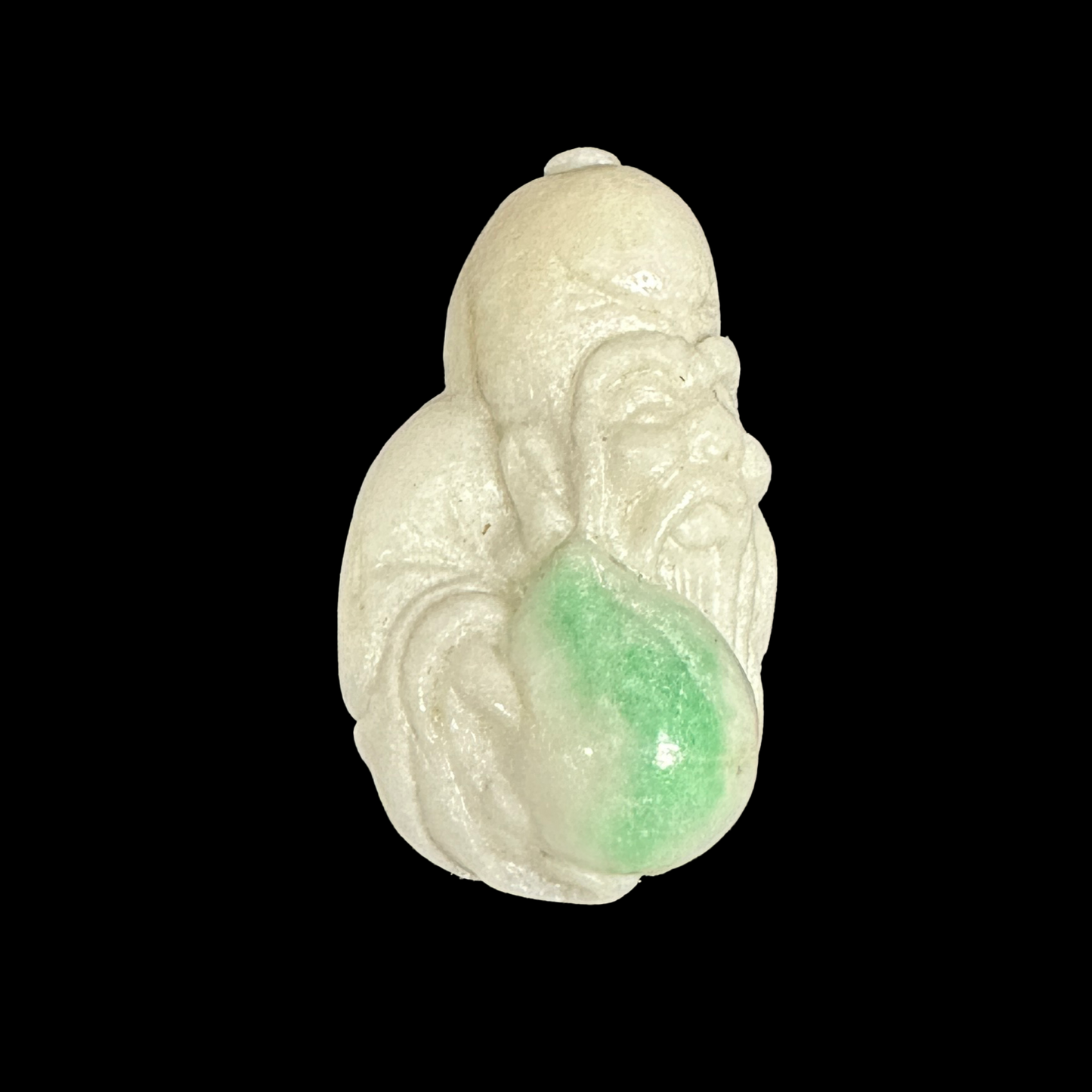 Old Man Jade Carving