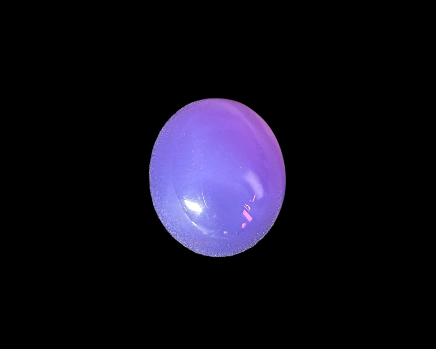 13.6 Ct Dark Blue Oval Chalcedony Cab