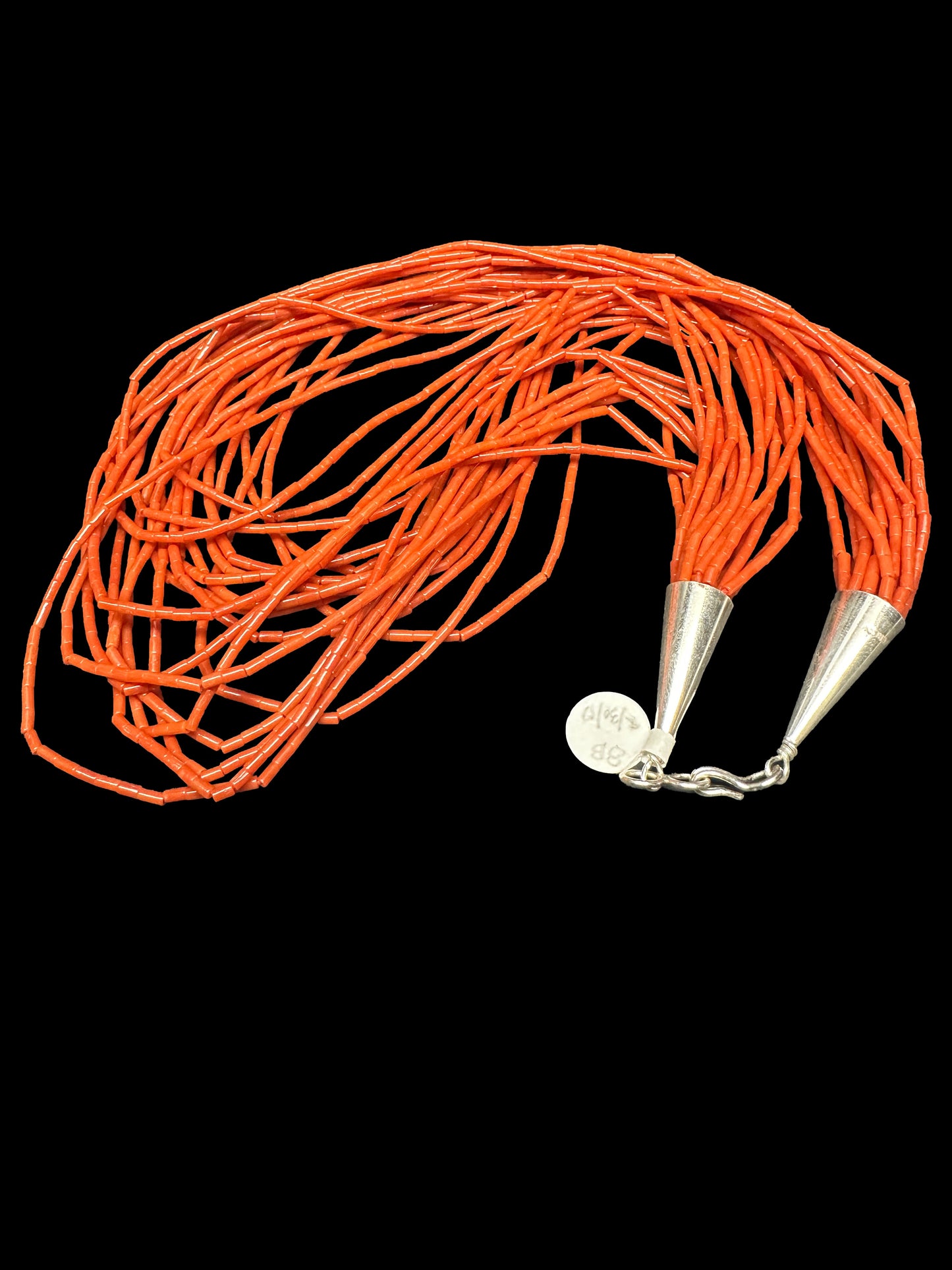 Mediterranean Coral Necklace (20 Strand)
