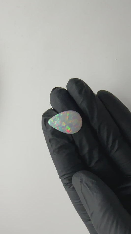 Ethiopian Opal 8.9 Carats Tear-Shape