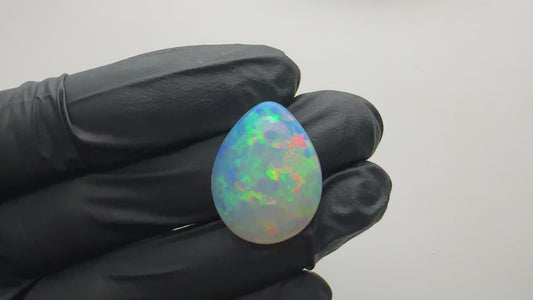 Ethiopian Opal 12.7 Carats Pear Shape