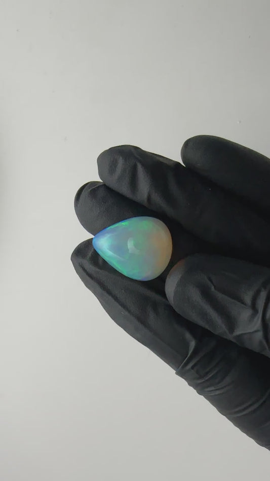 Ethiopian Opal 14.4 Carats Pear Shape