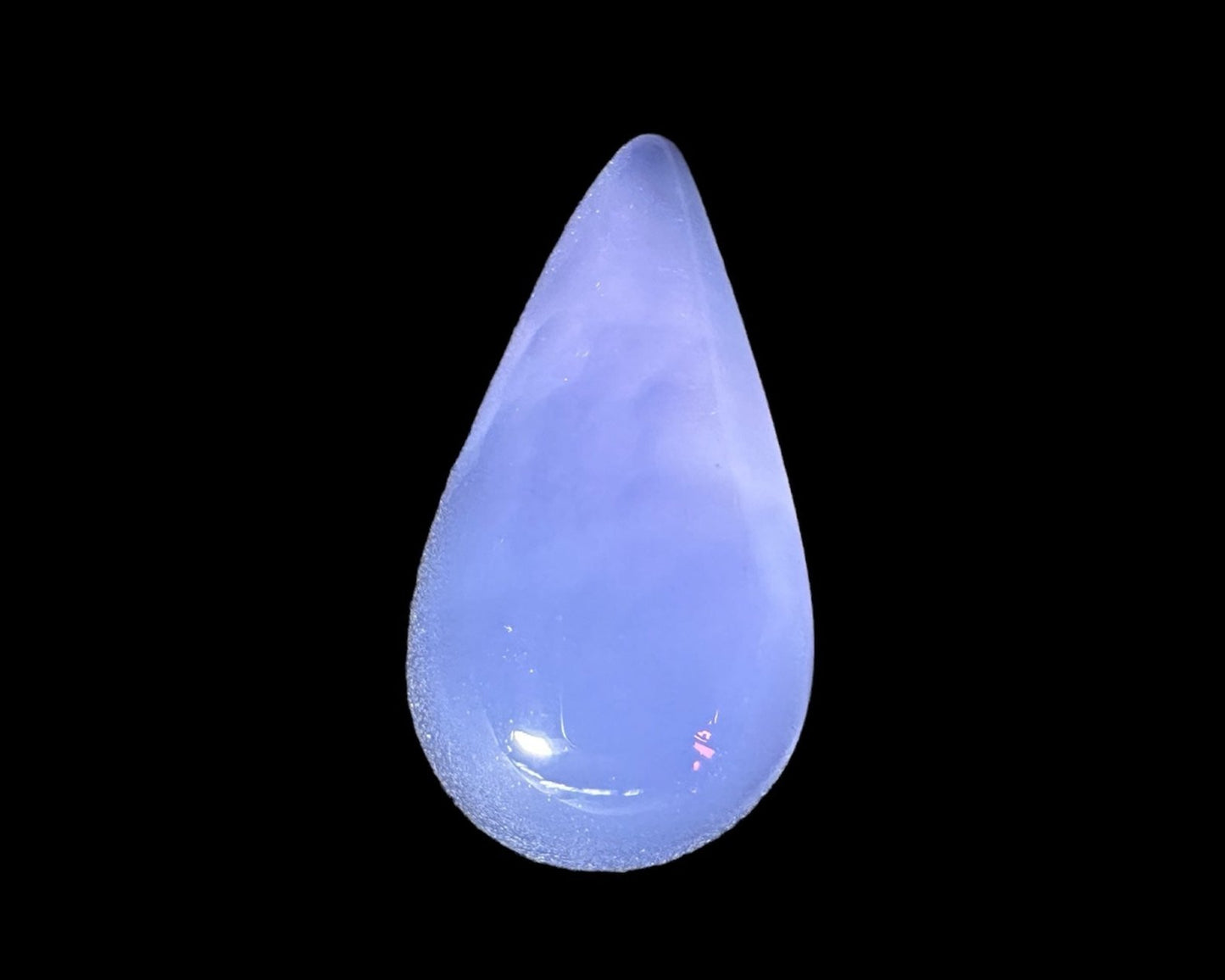 21.8 Ct Blue Chalcedony Tear Drop Cab